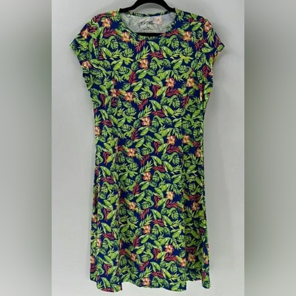 Easy Essentials Multicolor Floral Dress SZ 1X